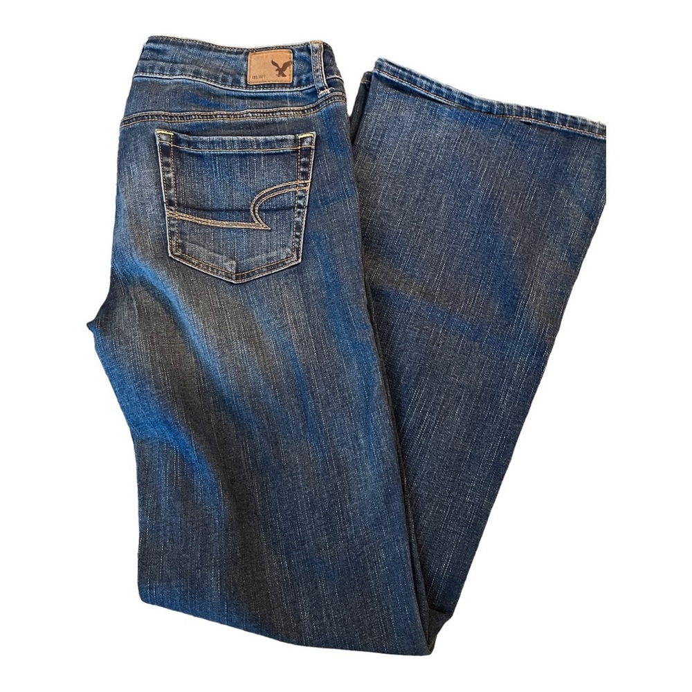 Vintage 2014 American Eagle Favorite Boyfriend Boot Cut Jeans size 6